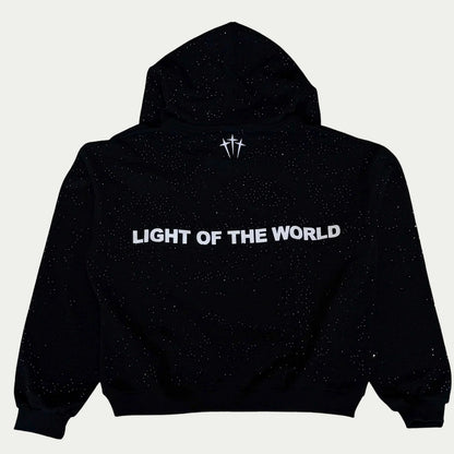 Jesus is The Light Rhinestone Hoodie